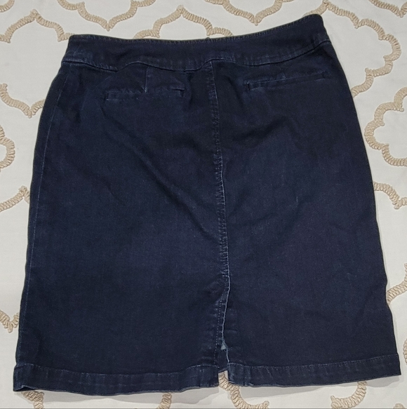 Talbots Navy Blue Skirt - Picture 2 of 7
